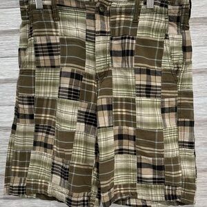 izod  Men 32 Chino Shorts Multicolor Patchwork